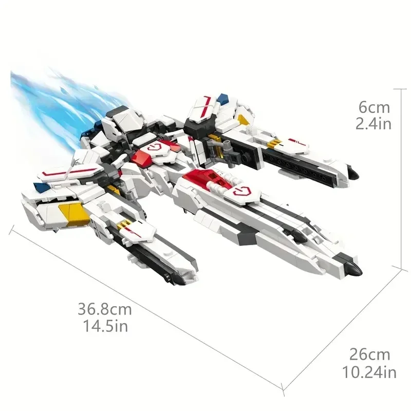 952PCS Mecha Building Blocks Deformation Mechanical Armor Figures Model Bricks Toys Creative Decoration Children Christmas Gifts