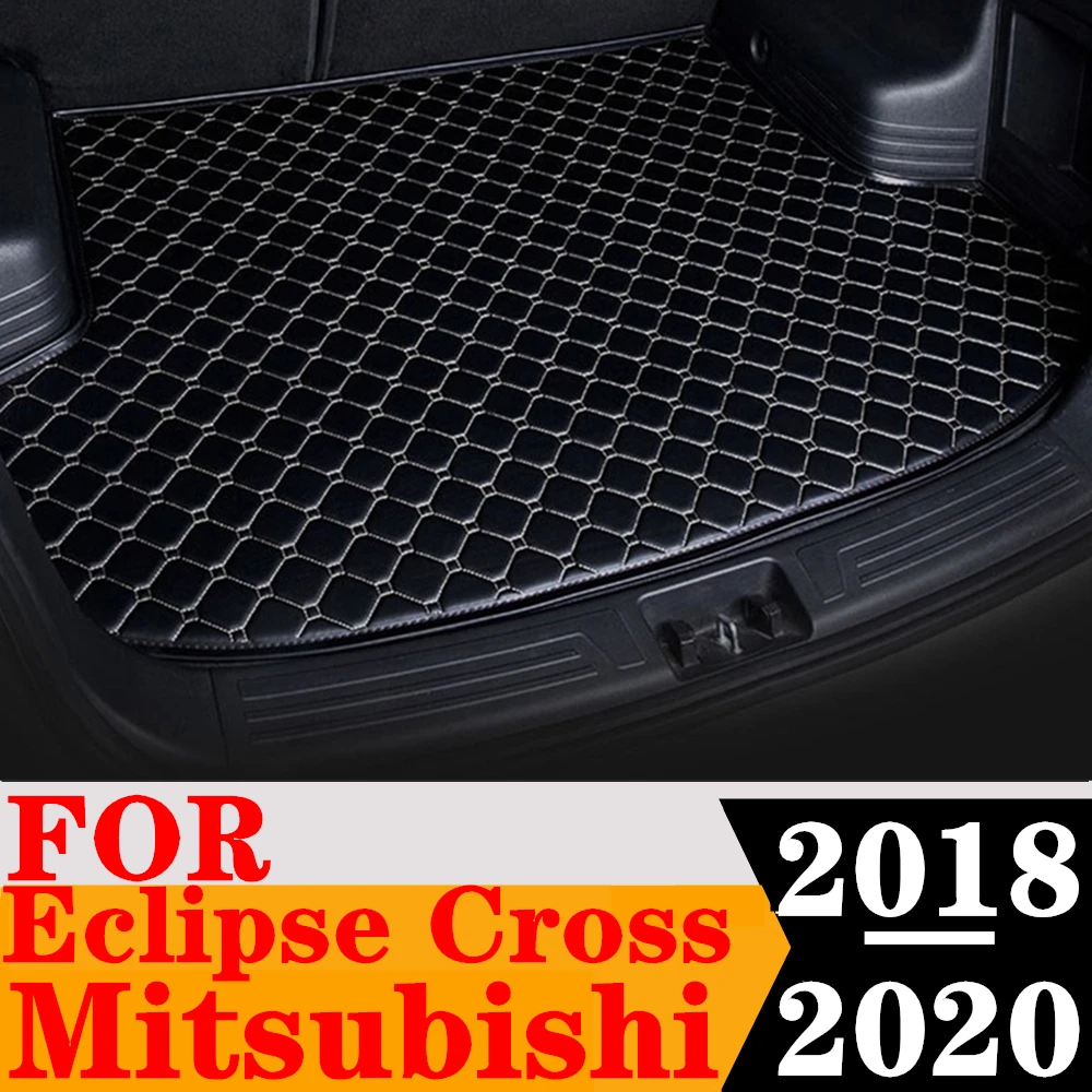 

Коврик для багажника автомобиля Mitsubishi Eclipse Cross 2020 2019 2018, задний поднос для груза, багажник, коврик для багажа, коврик, внутренние автозапчасти