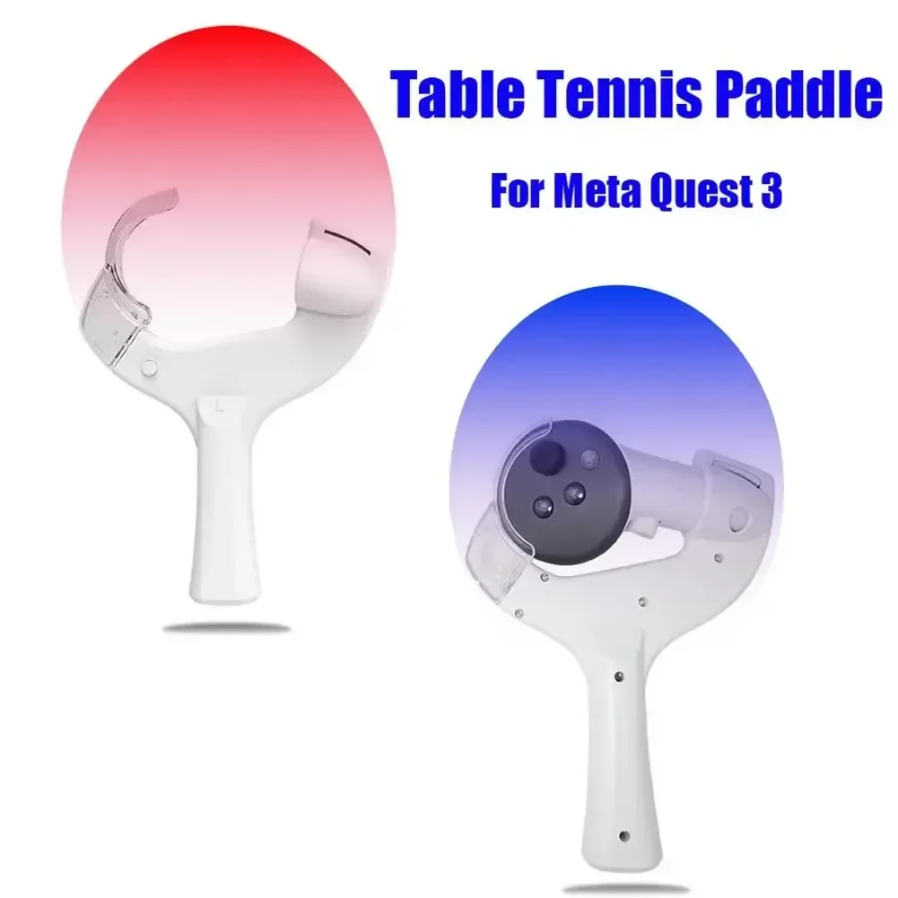 For Quest 3 Table Tennis Paddle Table Tennis VR Games Handle Grip Controllers For Meta quest 3 VR Game Accessories