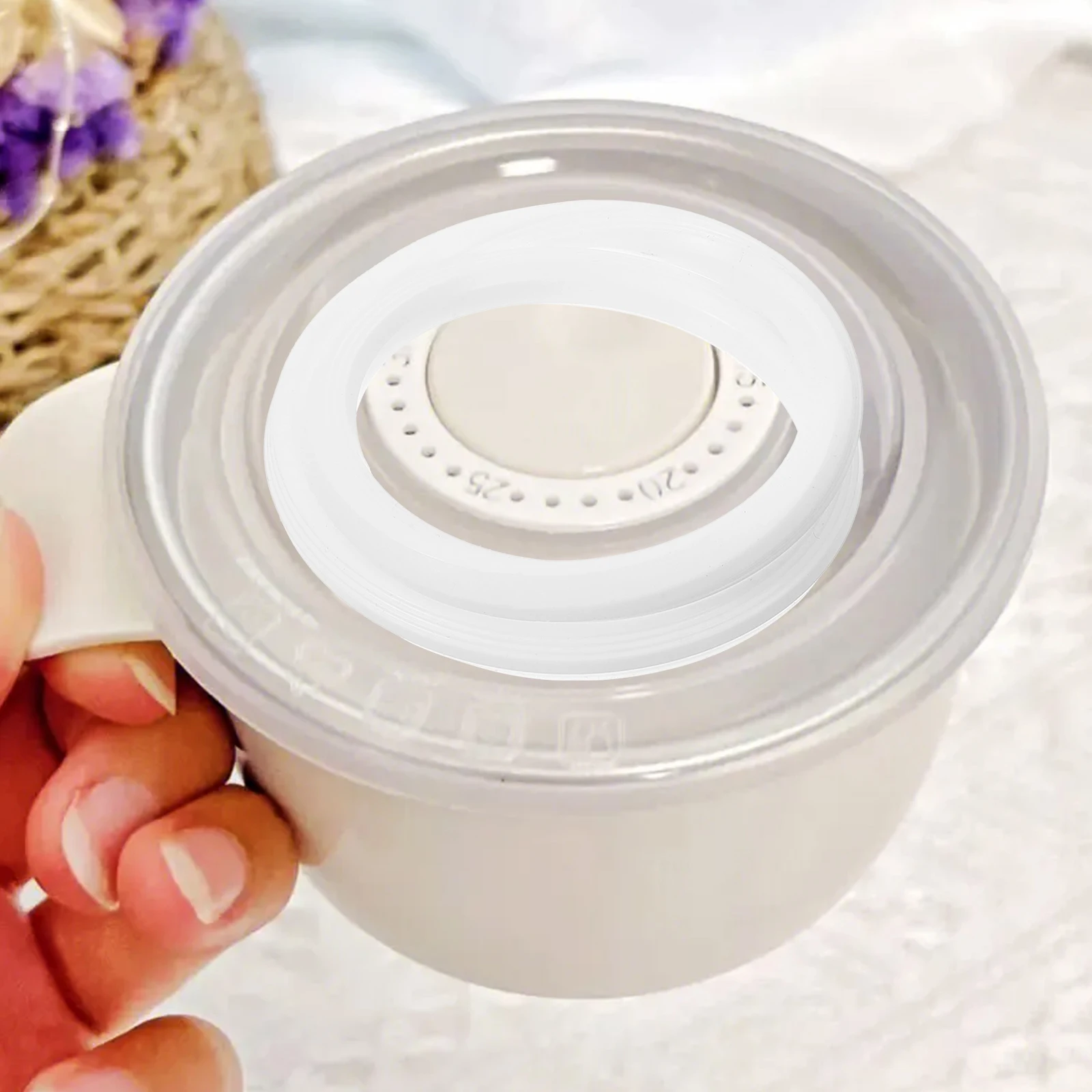 

Silicone For Lunch Reusable Waterproof Food Grade Seal Insulated Container Lid Gasket Lunch Box Sealing Silicone Ring Food