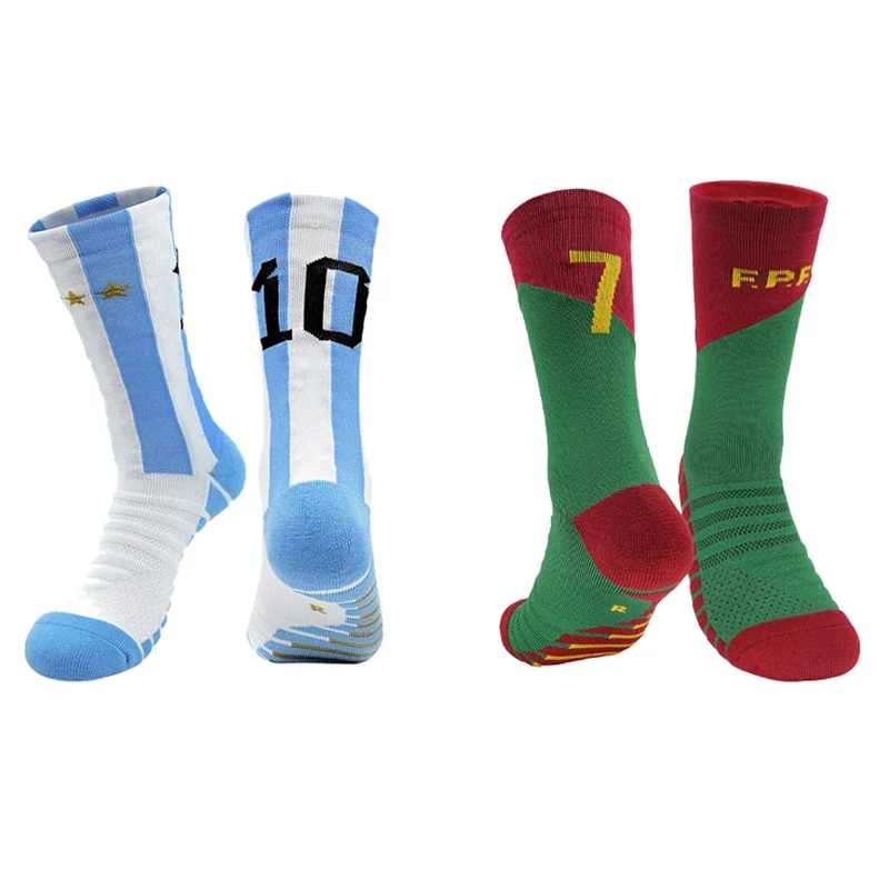 

Professional soccer socks Paris Club Star number football sock Men's sports socks Men's socks Football socks Middle tube socks