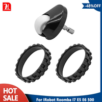 For IRobot Roomba I7 E5 E6 500 600 700 800 900 Series Anti-Slip iRobot Roomba Accessories Replacement Front Wheel and TiresSkin