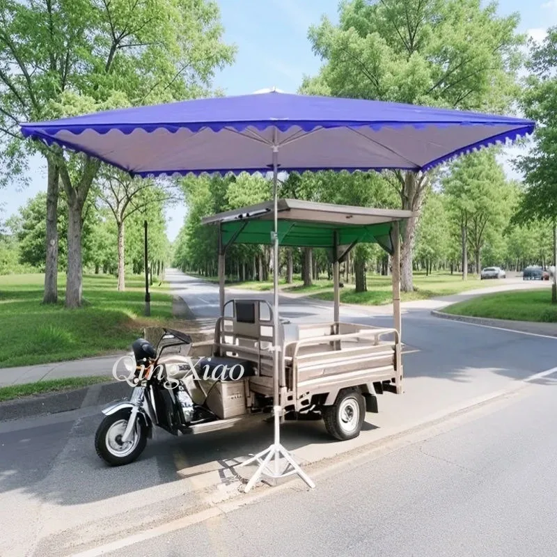 Market Umbrella, Outdoor Pop Up Canopy for Vendor Booth UV Protection Sun Shade Shelter for Craft Show Farmers Market BBQ