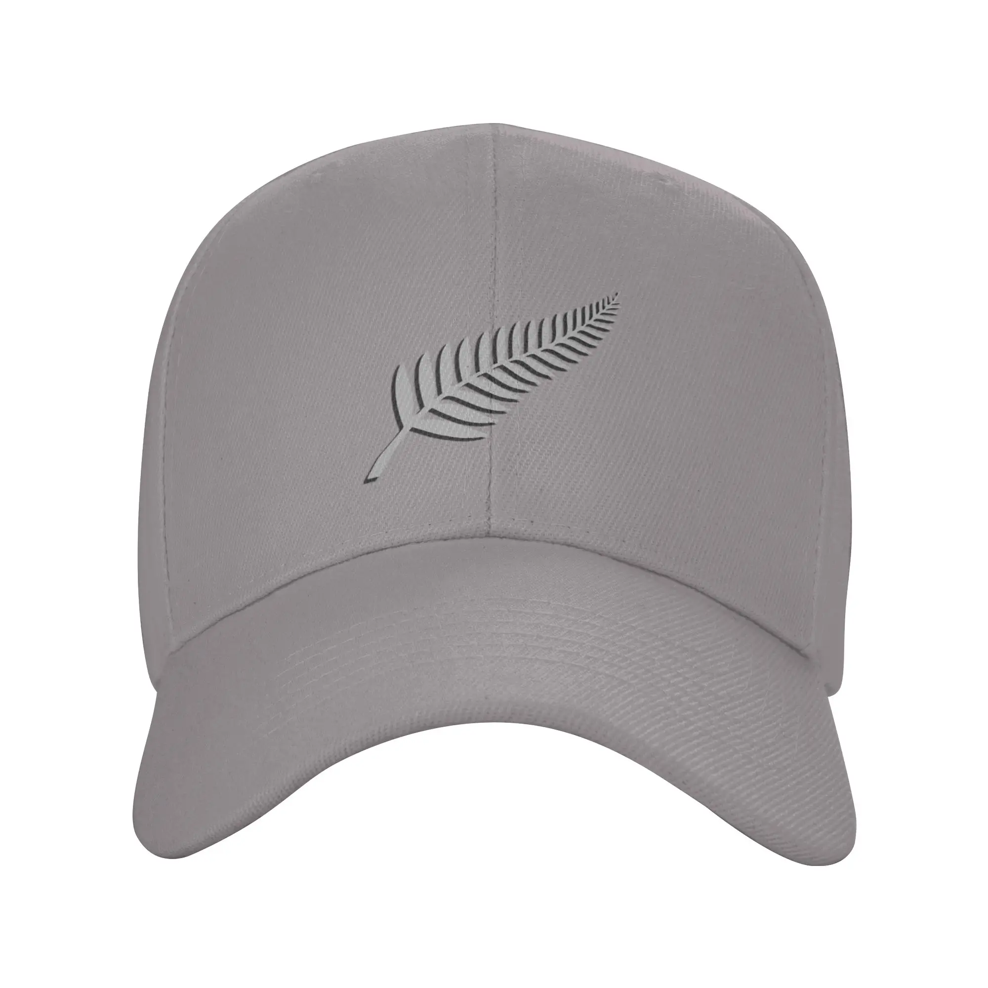 Hot Sale New Zealand NZ Kiwi Black Silver Fern Emblem Sport Fan Baseball Cap  Portable Visor Cap  Driving Visor Cap