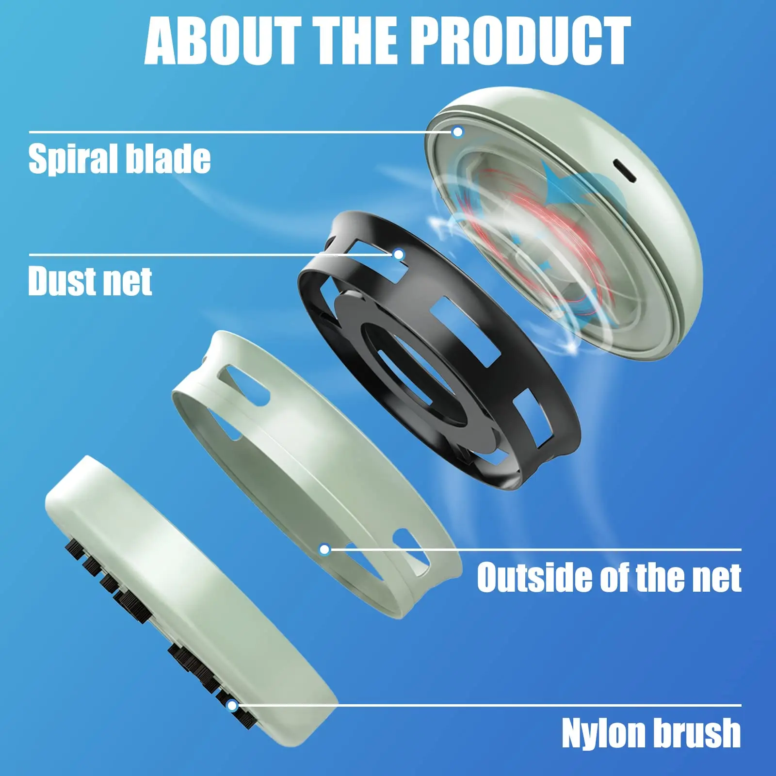 Mini Desktop Vacuum Cleaner,USB Charging Keyboard Vacuum Cleaner with Vacuum Nozzle ,Office Cordless Desk Dust Sweeper
