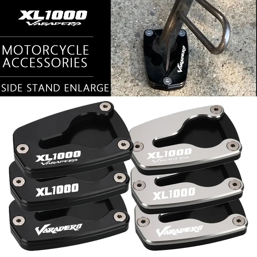 

For HONDA XL1000V XL1000 XL 1000 V VARADERO 2003-2011 Motorcycle Accessories Kickstand Enlarger Pad Side Stand Extension Plate