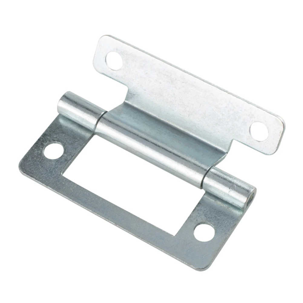 With Screw Hinge 2 5 10pcs Door Flush Hinge For Any Camping Utility Kitchen Door Hinge Steel Cranked Zinc Plated Finish