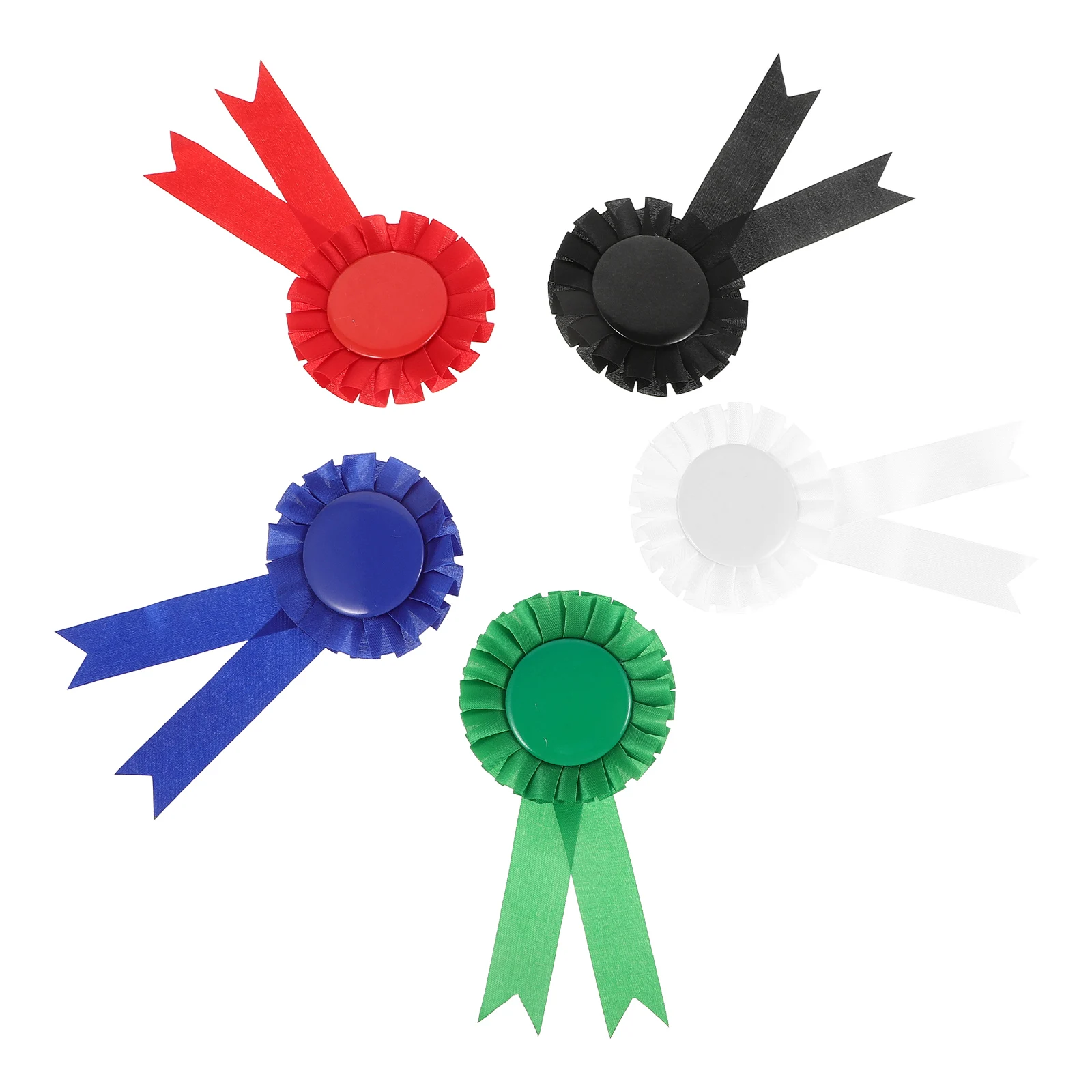 

5Pcs Blank Achievement Awards Tinplate Honor Badge Scallop Design DIY Personalized Party Celebration Decor Badges for Events