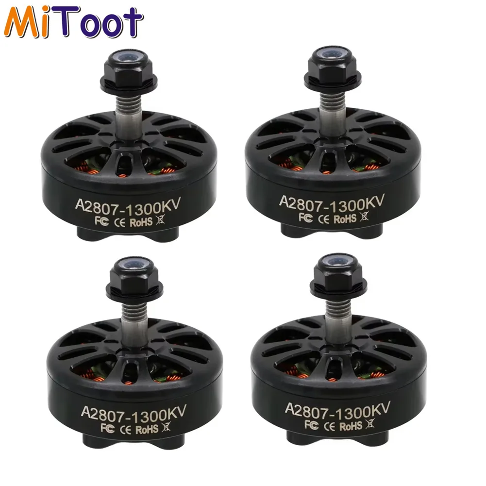 

Uangel A2807 1300KV Brushless Motor 4Pcs 6/7 Inch FPV Freestyle Long Range LR7 Multicopter Drone DIY Spare Parts