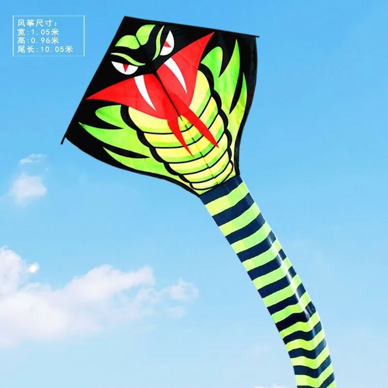 Kite Spring Summer Autumn Grassland Kite Breeze to Fly Children Adult Large Long Tailed Snake Tail Kites Outdoor Fun Sports