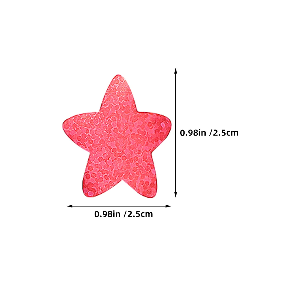 5 Rolls Star Shaped Stickers for Kids Reward Teacher Self Adhesive Classroom DIY Gift Box Crafts Star Stickers for Kids Reward
