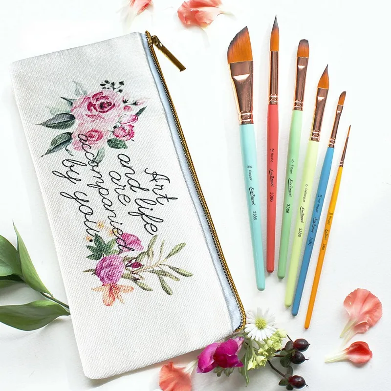 6pcs Set Art Painting Pens Miniature Crochet Line Pen Watercolor Hand Painting Tools Gouache Paint Detail Brush