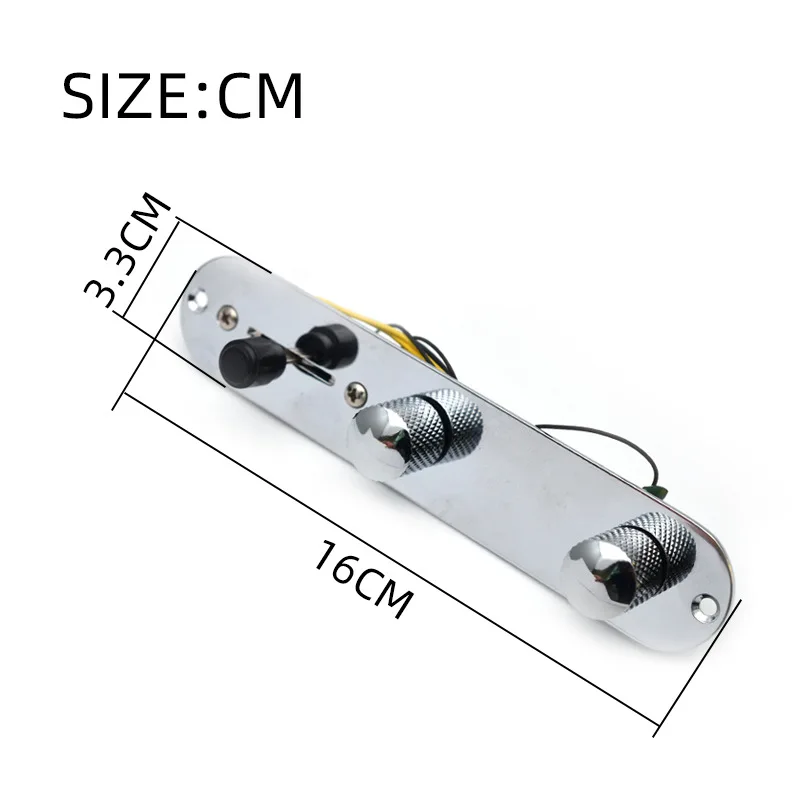 

Metal Control Plate with Prewired Circuit Electric Guitar Control System / Harness Pickguard / Control Cover Plate For TL Guitar