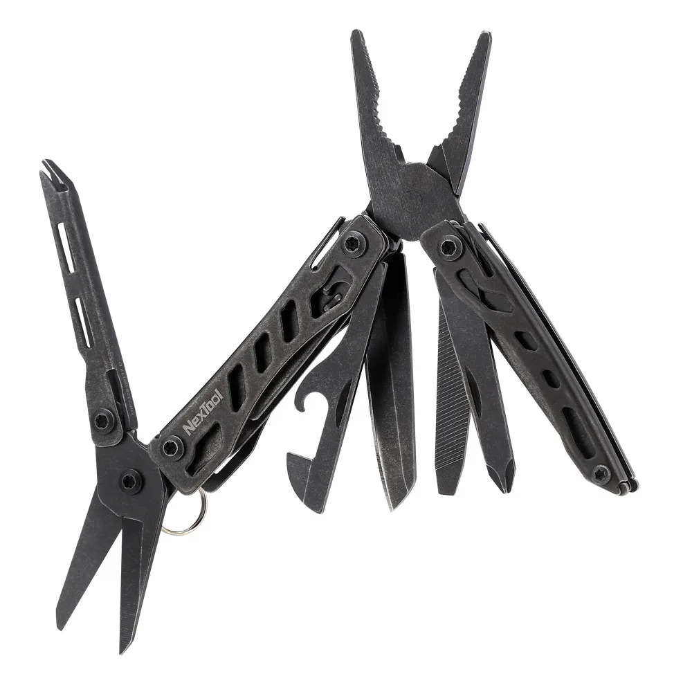 Imagem -06 - Nextool-mini Flagship Ferramenta Multifuncional Ferramenta de Mão Dobrável Edc Alicates de Chave de Fenda Abridor de Garrafas para Exterior 10 em 1