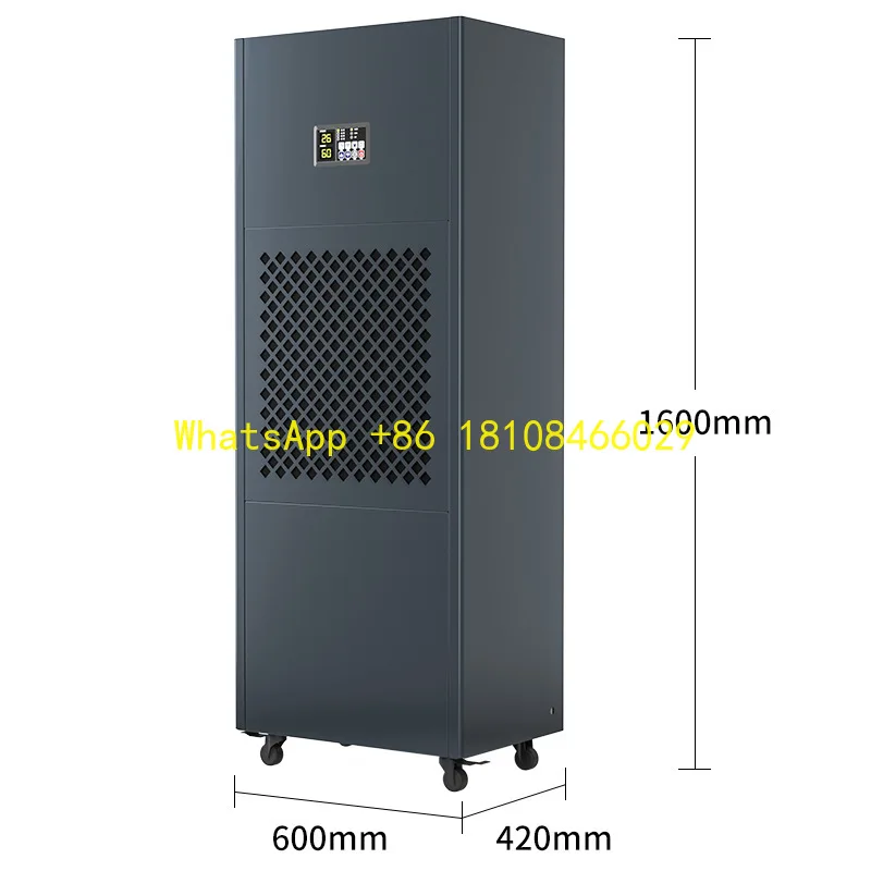 Osuszacz powietrza Power 240 litrów, obszar 250-500 metrów kwadratowych, 10 kg/h, osuszacz przemysłowy do fabryk, magazynów, warsztatów, wysoka wydajność.