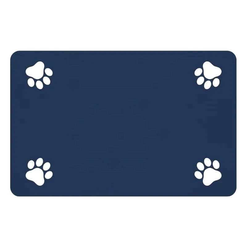 

Wholesale Custom Waterproof Pet Cooling Mat Non-Slip High Absorbent Washable Waterproof Pet Feeding Mat for Dogs Indoor