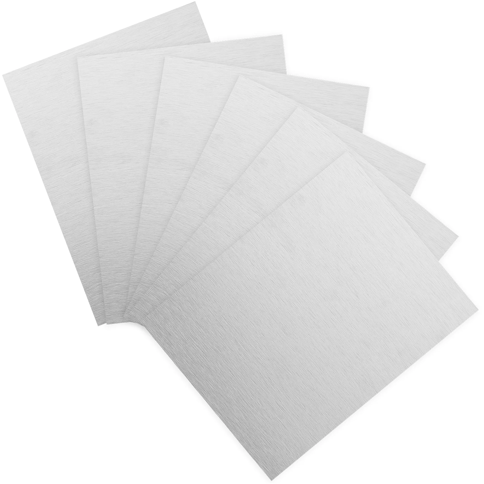 6pcs Blank Photo Frame 15x20cm Sublimation Simulation Blank Photo Sign Wall Decor Metal Sign Smooth Craft