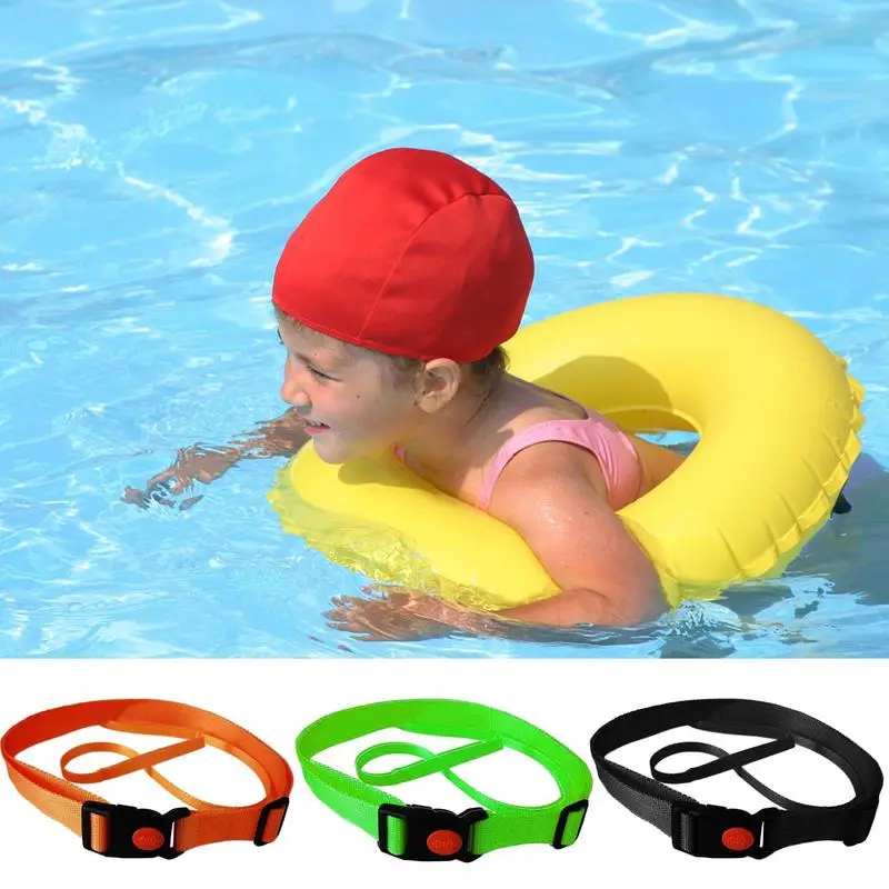 Swim Training Belts Lifebuoy Strap Waist Belt Swimming Buoy Webbing For Inflatable Swimming Buoy Tow Float Air Bag