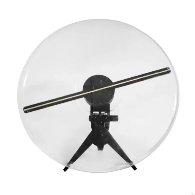 

24BA 3D-голограммный проектор с крышкой, вращающийся дисплей, рекламный 3D-голограмма, небольшой вентилятор, светодиодный