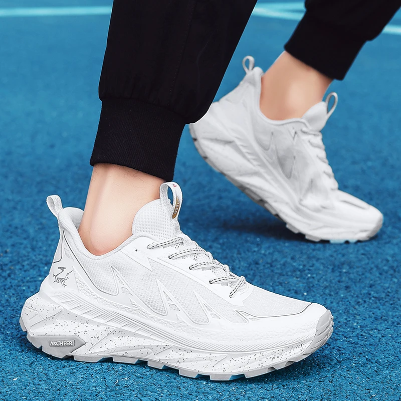 

Men's sports shoes casual fashion summer new light breathable comfortable height increasing non slip thick soled casual sneakers