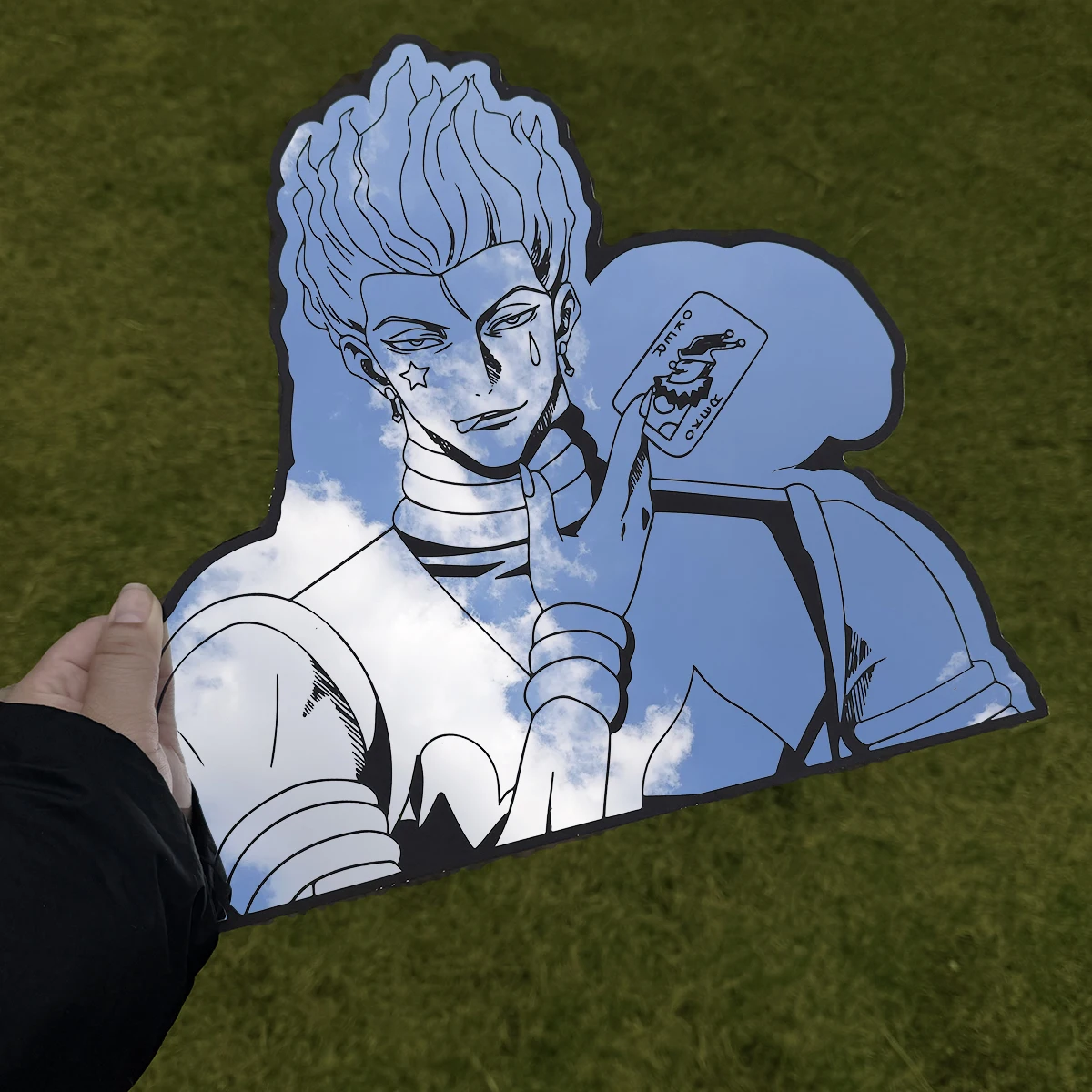 

High Quality Lightweight Hunter x Hunter Hisoka Anime Mirror Room Decor Cool Birthday Gift for Anime Lovers