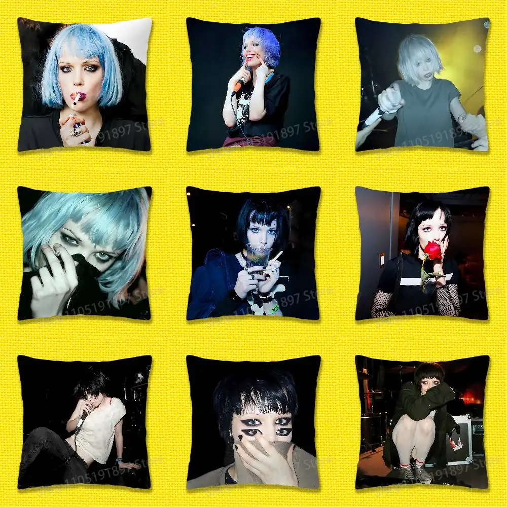 

C-Crystal Castles A-Alice Glass Throw Pillow Case For 50cm 30cm 55cm 45*45cm 40cm Square Bed Pillowcase Cover