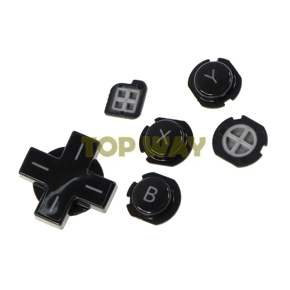 5 Juegos de alta calidad para Nintendo 3DS ABXY botón con reemplazo de botón de dirección cruzada para 3DS A B X Y