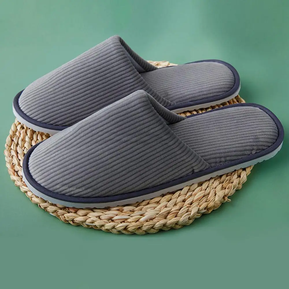 

1 пара нескользящих тапочек для ванной комнаты в отеле, одноразовые тапочки для гостей, дышащие тапочки на все сезоны, тапочки для дома и спальни