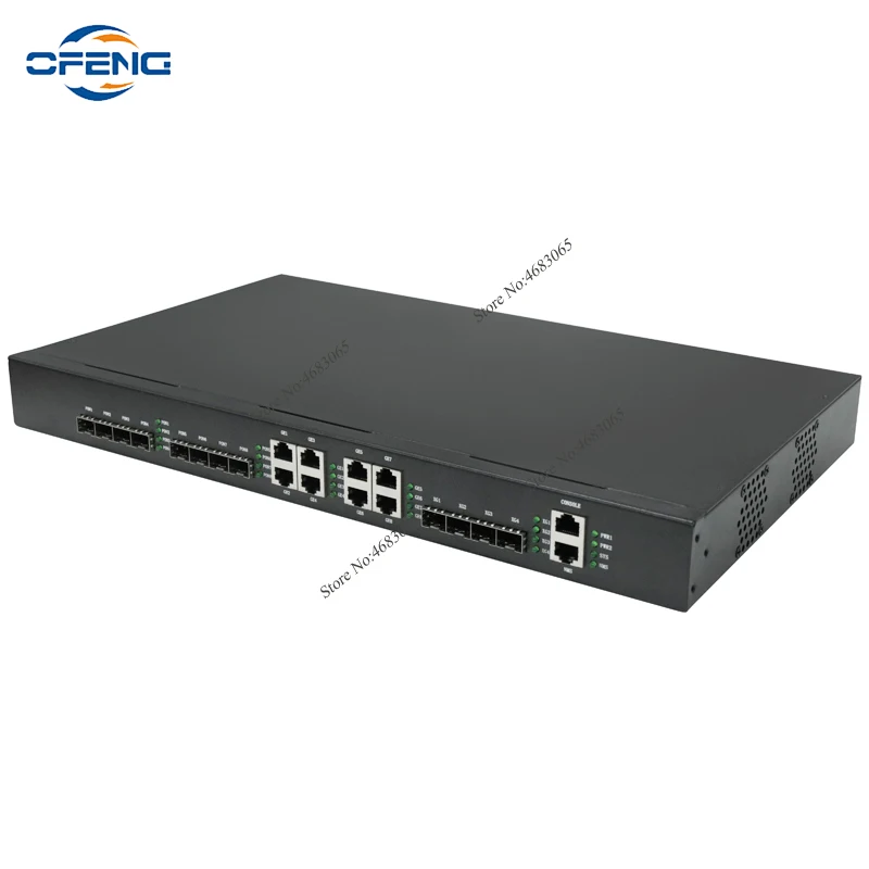 EPON OLT 8 Ports FTTH OLT Carrier-grade high-density Fiber Optic 8*PON port + 8*GE + 4*10G SFP double AC power supply customized