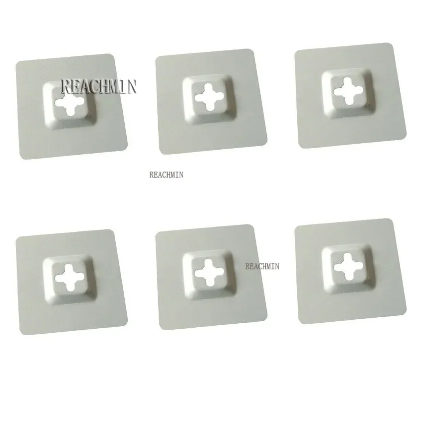 50Pcs/Lot Square Steel Frameless Glass Mirror Keyhole Sparrowtail Hanger Wall Hangers Hanging Clip Plate Gluing Sticking