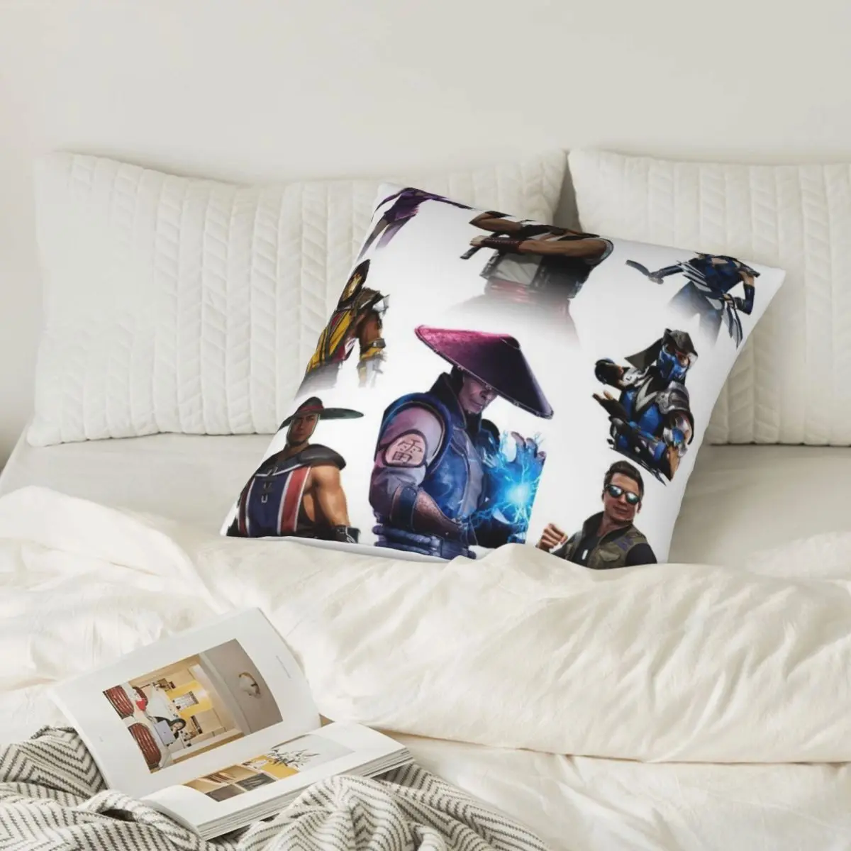 مورتال كومبات 02172 ديكور المنزل أكياسها Dakimakura كيس وسادة غطاء وسادة