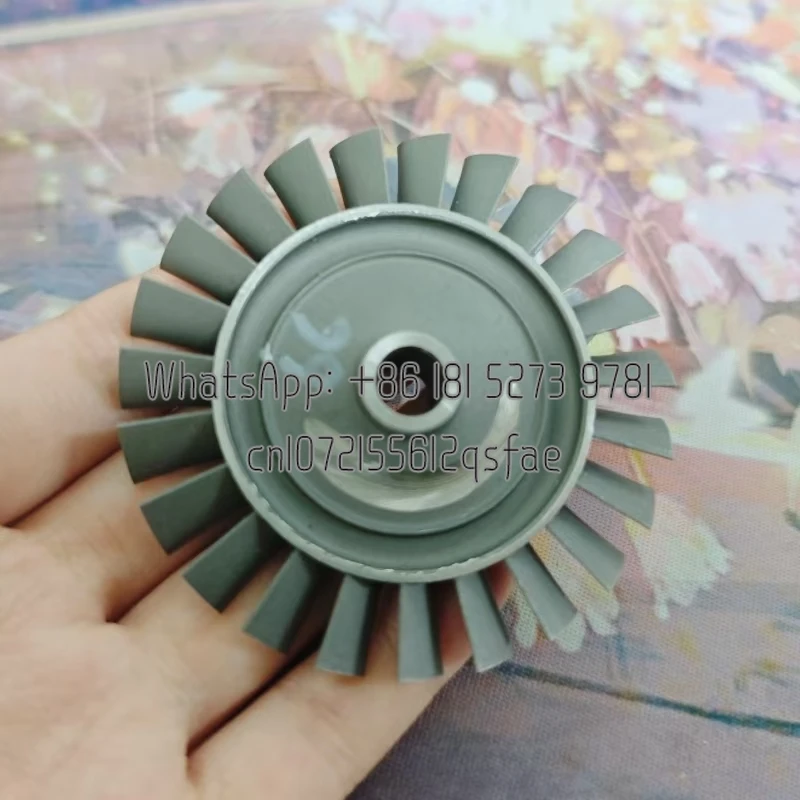 KJ66 Turbine Wheel 66MM/Compressor/Shaft Sleeve for DIY RC Mini Turbo Jet Engine Spare Parts