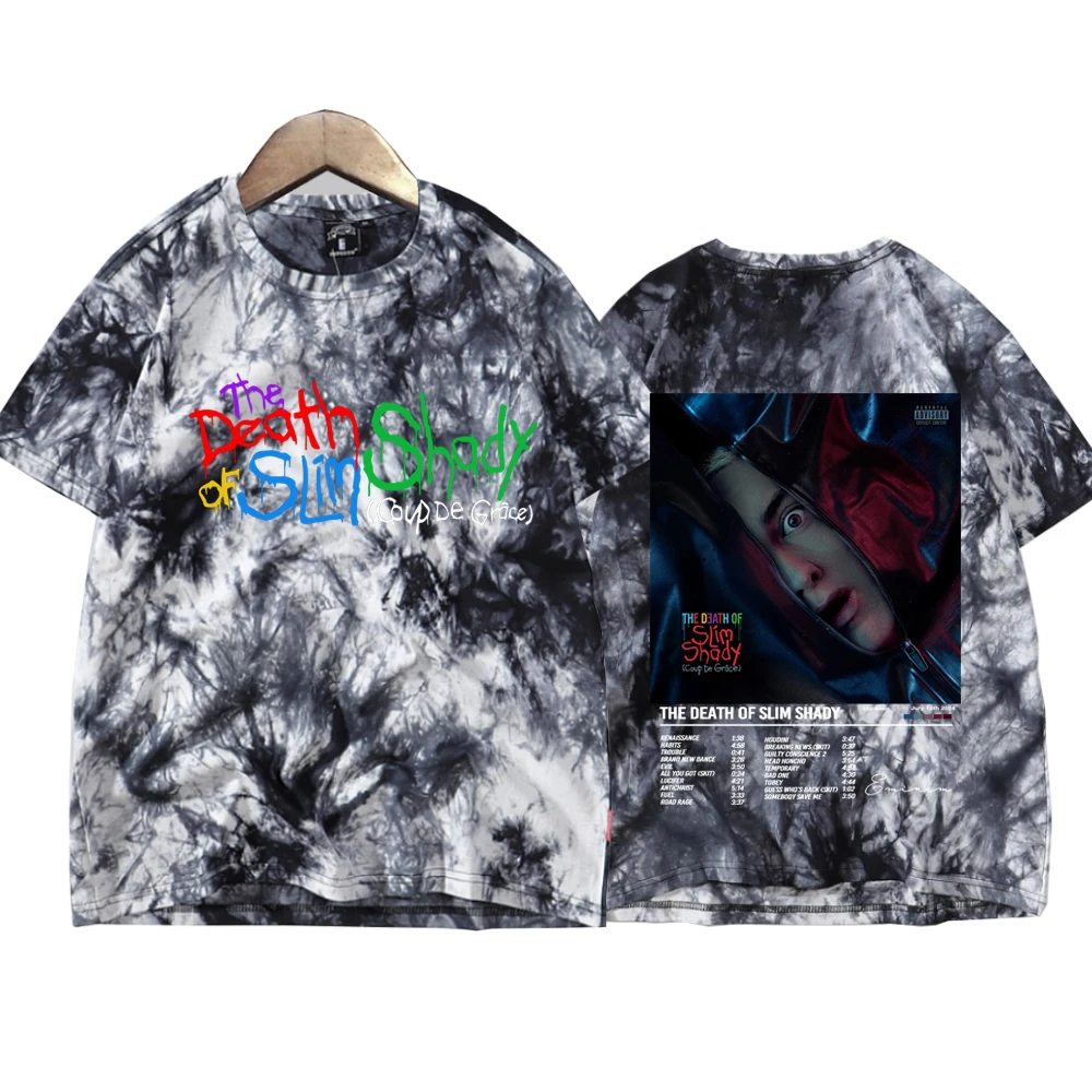 Eminem New Album The Death of Slim Shady Coup De Grace Tracklist Tie Dye Tshirts Women