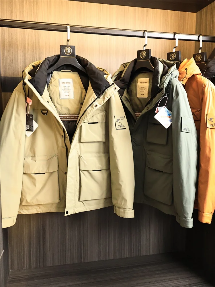 Herren Outdoor Winter Jaet Ultra Cold Series Kapuzenpullover Jaet Multi Kits Wärme Leichter Polyesterfasermantel