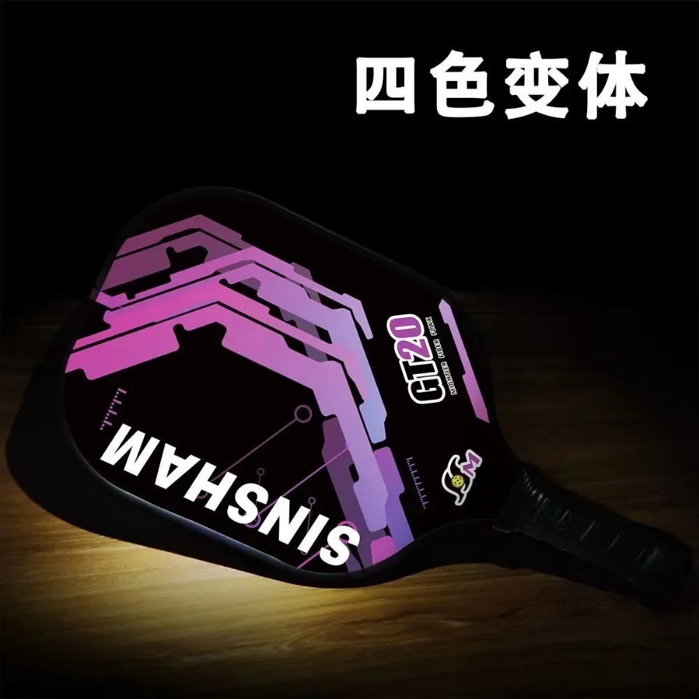 Carbon Surface Pickleball Paddle with High Grit and Spin, USAPA, Enhanced Power, Sweet Spot Raw Carbon Fiber Paddle