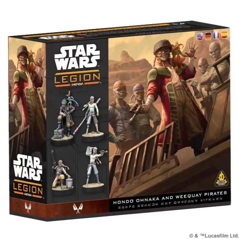 

Authentic Star Wars Legion SWQ Series Army Hero Anakin Obiwan 501 Unassembled Unpainted Mini Desktop Strategic War Game