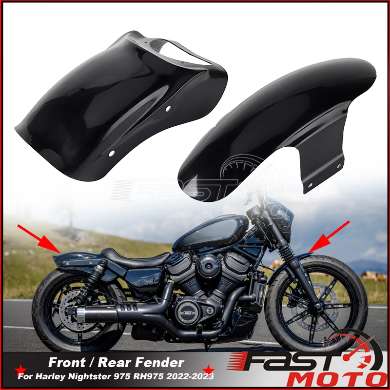 Motorcycle Accessories Front & Rear Fender Mudguards Cover For Harley Nightster 975 RH975 2022-UP Mud Guard Protector Protection