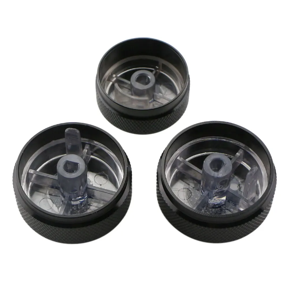 3pcs Aluminium Auto Replacement Air Conditioning AC Panel Control Switch Knob For Chevrolet Lova 2006-2014 Interior Accessories