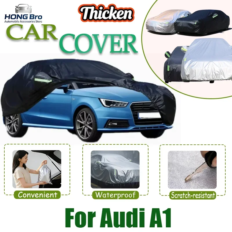

Outdoor Weather Resistant Car Cover Full Protection Heat & Dust Shield For Audi A1