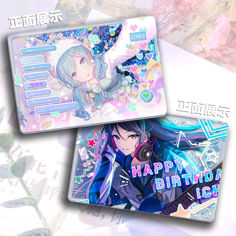 أنيمي مشروع Sekai Momoi Airi Kiritani Haruka الاكريليك الرمال المتحركة جونغ الحلي مكتب الديكور لطيف هدايا عيد الميلاد