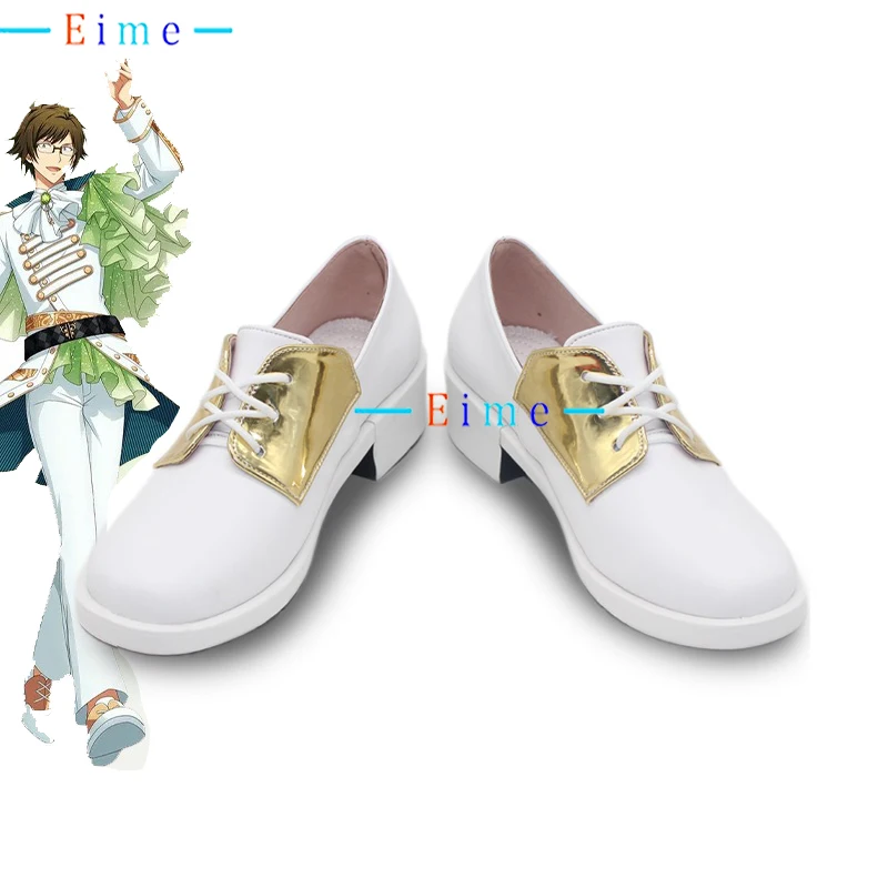 

Leader Nikaido Yamato Cosplay Shoes Anime Accessories Cosplay Props PU Leather Shoes Halloween Party Boots Custom Made