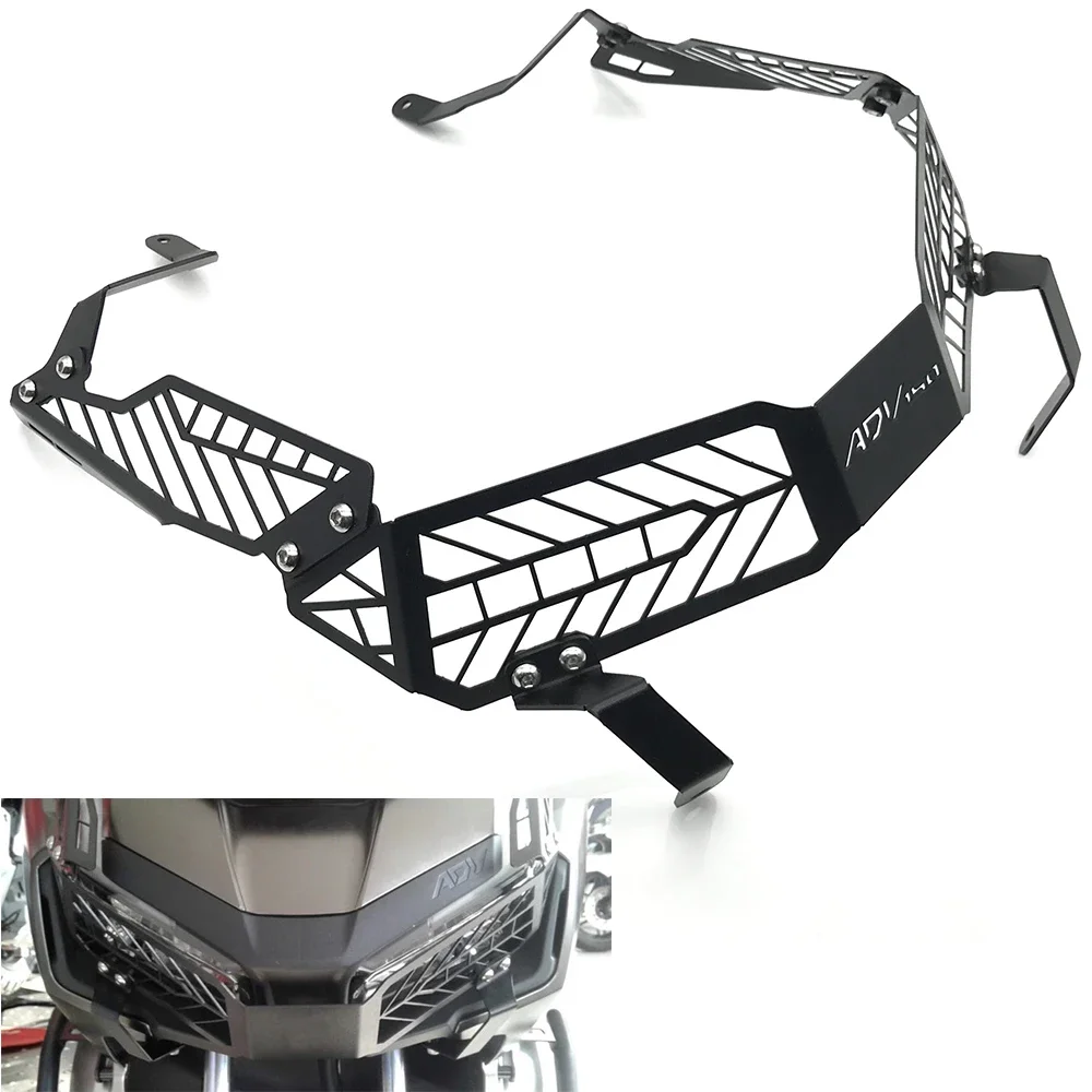 

For HONDA Motorcycle ADV150 ADV 150 2019 2020 2021 Headlamp Grille Shield Guard Headlight Protector Cover Accessories