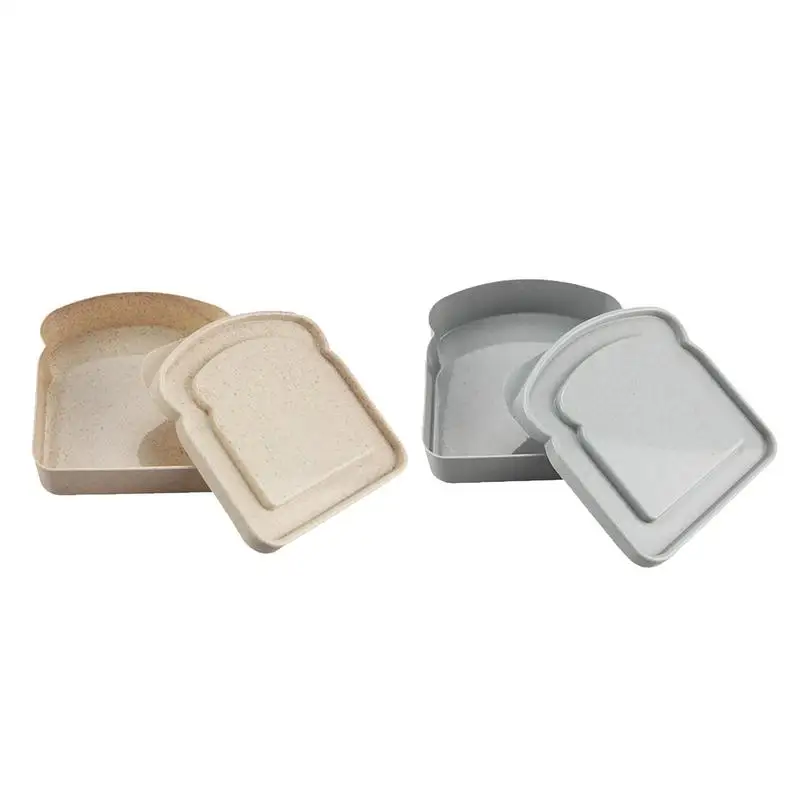 Sandwich Containers Food Storage Portable Sandwich Keeper Containers Home Kitchen Supplies For School Traveling Picnic Offices