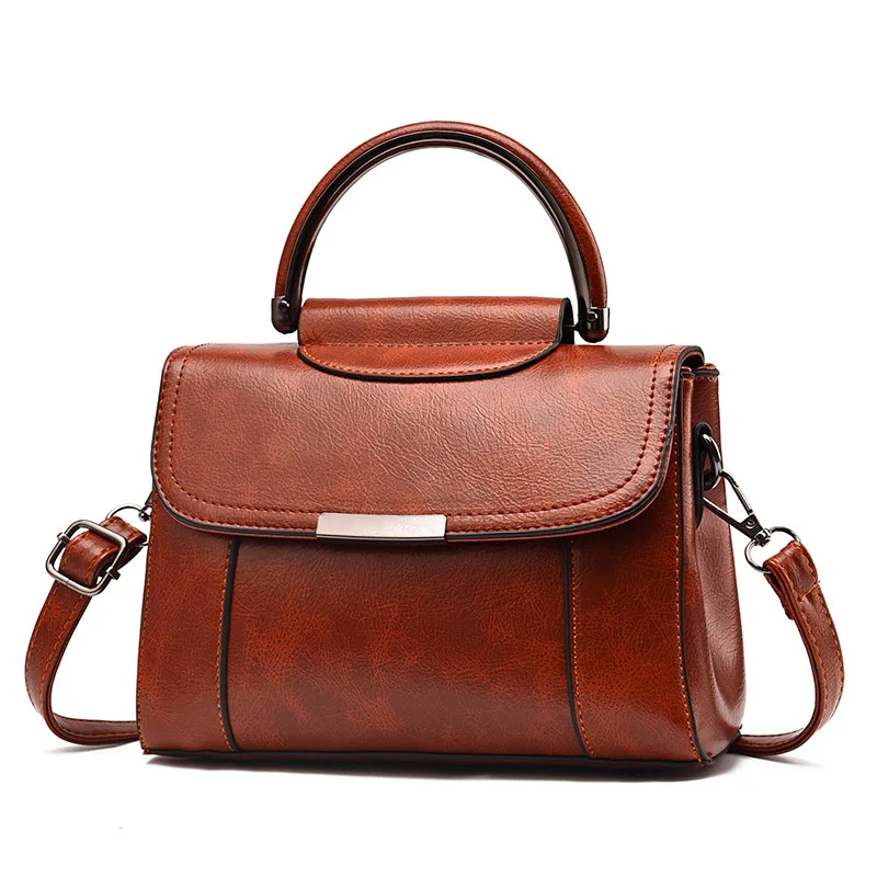 

2025 New Womens Retro Flap Crossbody Bag Women PU Leather Small Shoulder Bag with Multiple Pockets 5 Colors Women's Handbag