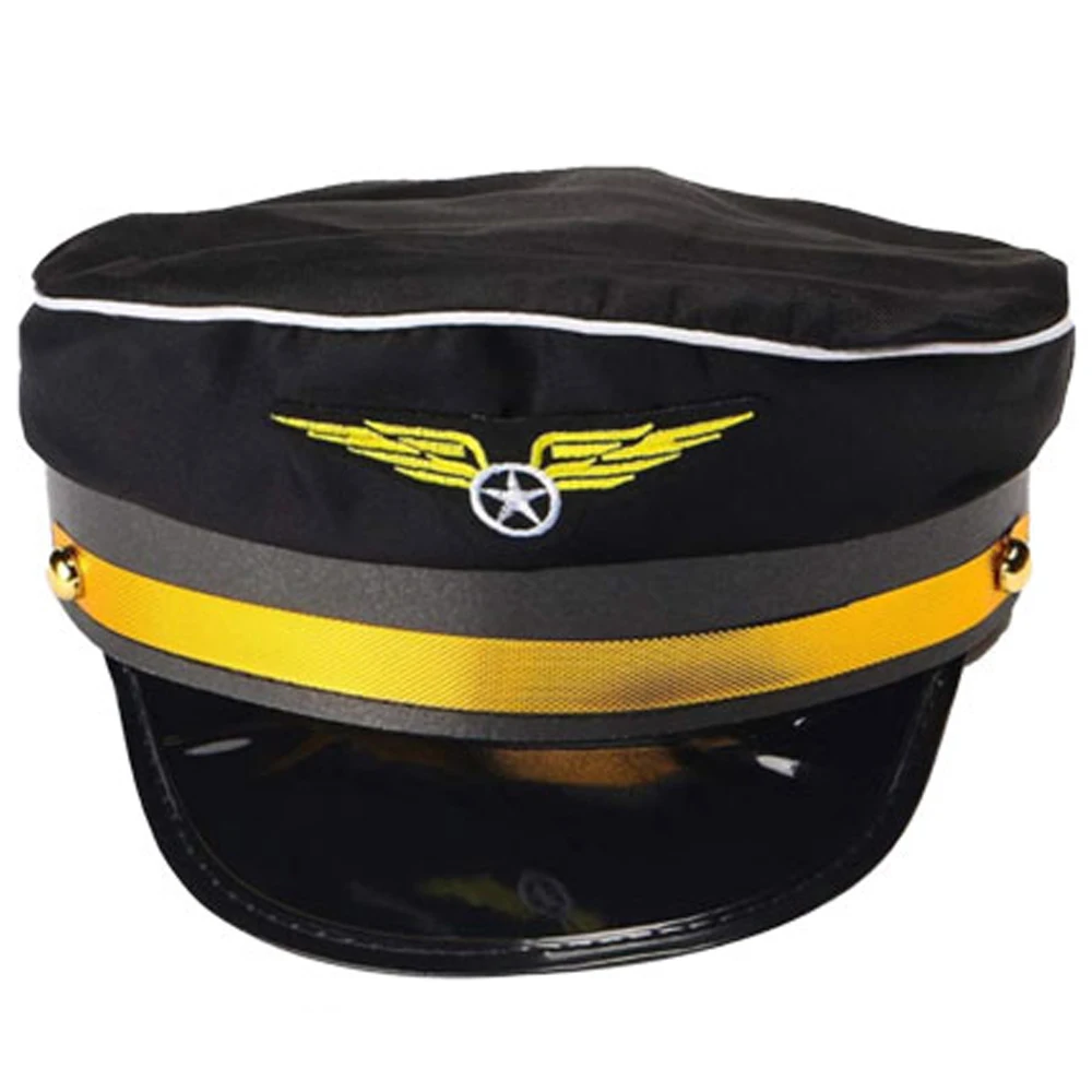 مجموعة أزياء كابتن بايلوت مع نظارات شمسية طيار، قبعة طيران، مجموعة إكسسوار لحفلات الهالوين #6