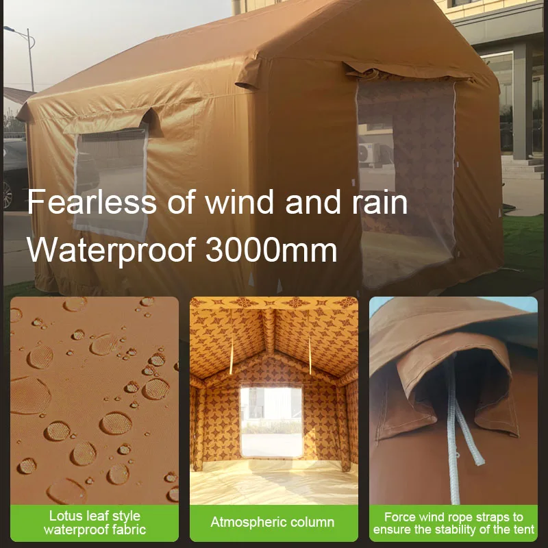 Middle East Arabian Desert Portable Air Tent  Manufacturer Vent Anti-Uv Camping Outdoor Blowup Inflatable House Mesh