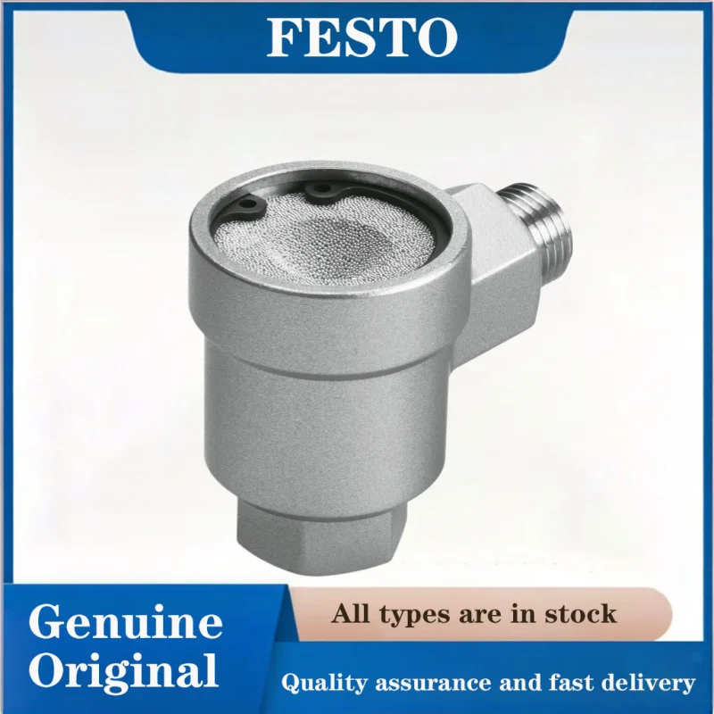 FESTO SE-serie kleppen 6753-SEU-1/4 Echte originele sneluitlaatkleppen G1/4 standaard gasinterface Uitgerust met demper