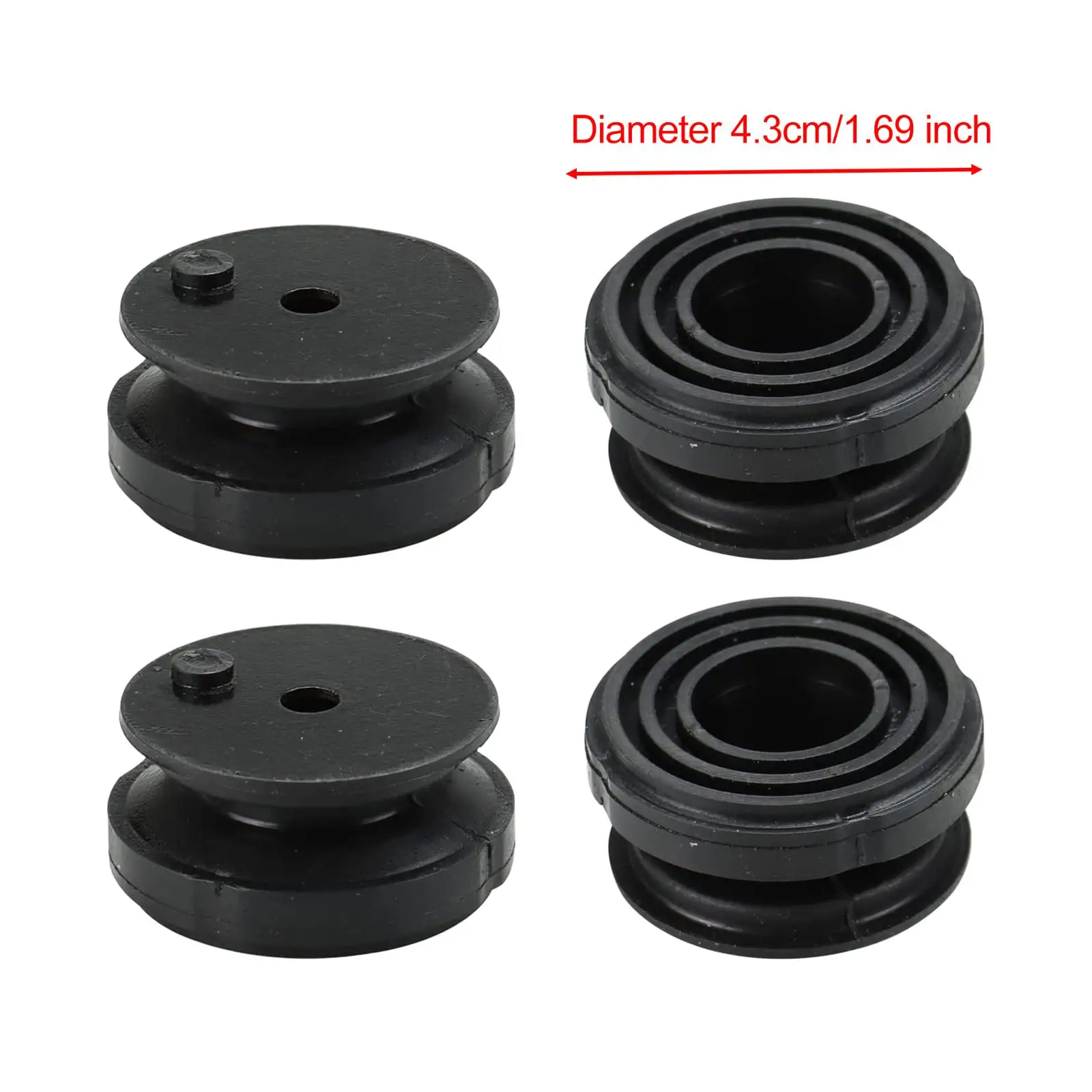 

4x Lower Rubber Foot Pads Directly Replace 68325-z07-003 Reliable Easily Install Feet Mount Pad for Generators EU2000i