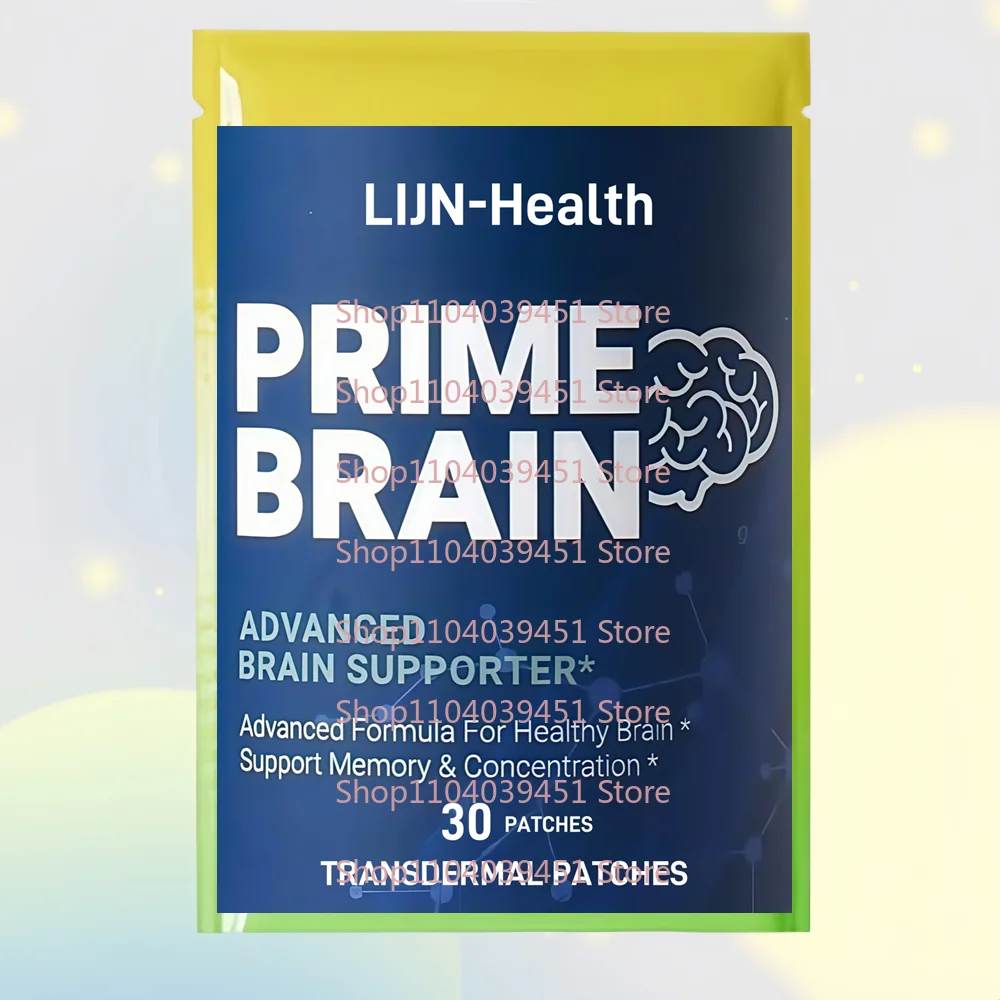 

30 трансдермальных пластырей Prime Brain с фосфатидилсерином и альфа-ГФХ для улучшения памяти, концентрации внимания и когнитивной активности