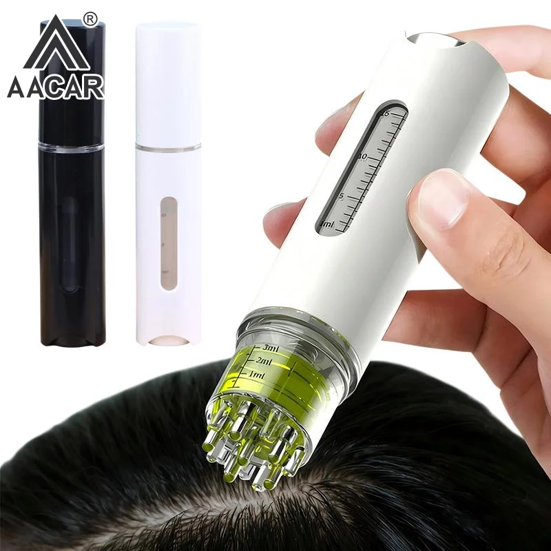 

Набор: портативный массажер-аппликатор для кожи головы с расческой для нанесения жидкости, мини-массажер против выпадения волос, инструмент для ухода за кожей головы